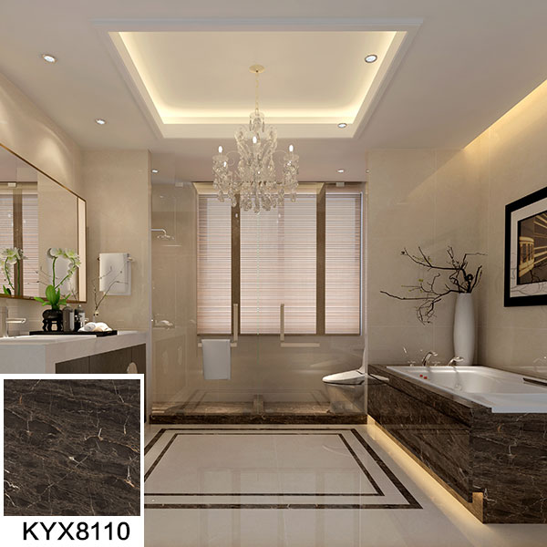 mansion88大理石瓷砖：金线深灰 KYX8110瓷砖