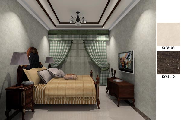 mansion88瓷砖应用效果：大沥碧桂园·华府01户型装修效果鉴赏