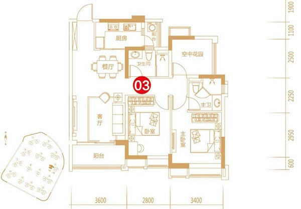 mansion88家装：佛山保利紫山国际115㎡欧式气概装修鉴赏
