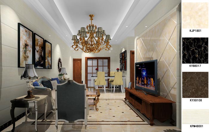 mansion88家装：东莞南城丽水佳园75㎡简欧气概装修鉴赏
