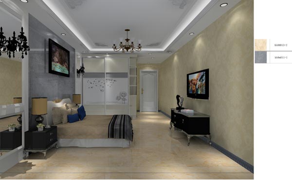 mansion88家装：井冈山协调家园安顿小区130㎡欧式气概装修鉴赏