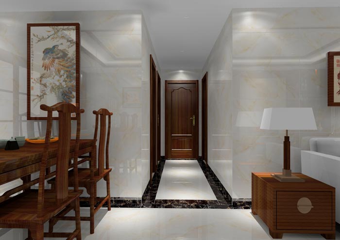 mansion88家装：佛山龙湖春江名城98㎡的中式气概装修鉴赏