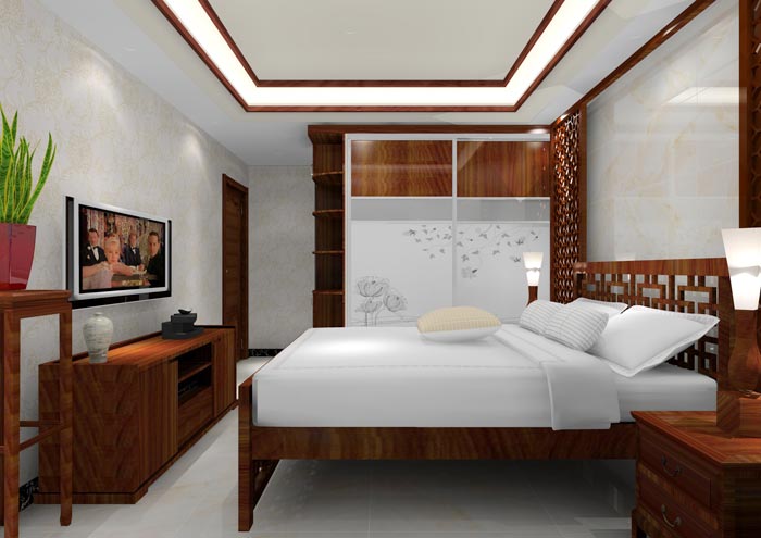 mansion88家装：佛山龙湖春江名城98㎡的中式气概装修鉴赏