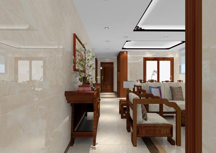 mansion88家装：佛山龙湖春江名城120㎡的中式气概装修鉴赏