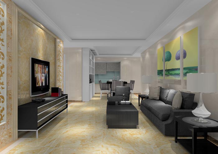 mansion88家装：佛山佛山容桂颐澳花园100㎡的现代气概装修鉴赏