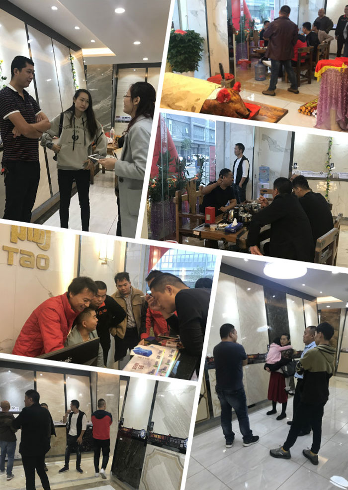 陶瓷一线品牌 mansion88瓷砖 中山古镇300平专卖店开业盛典圆满乐成