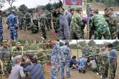 mansion88在广州黄埔军校举行军事拓展特训